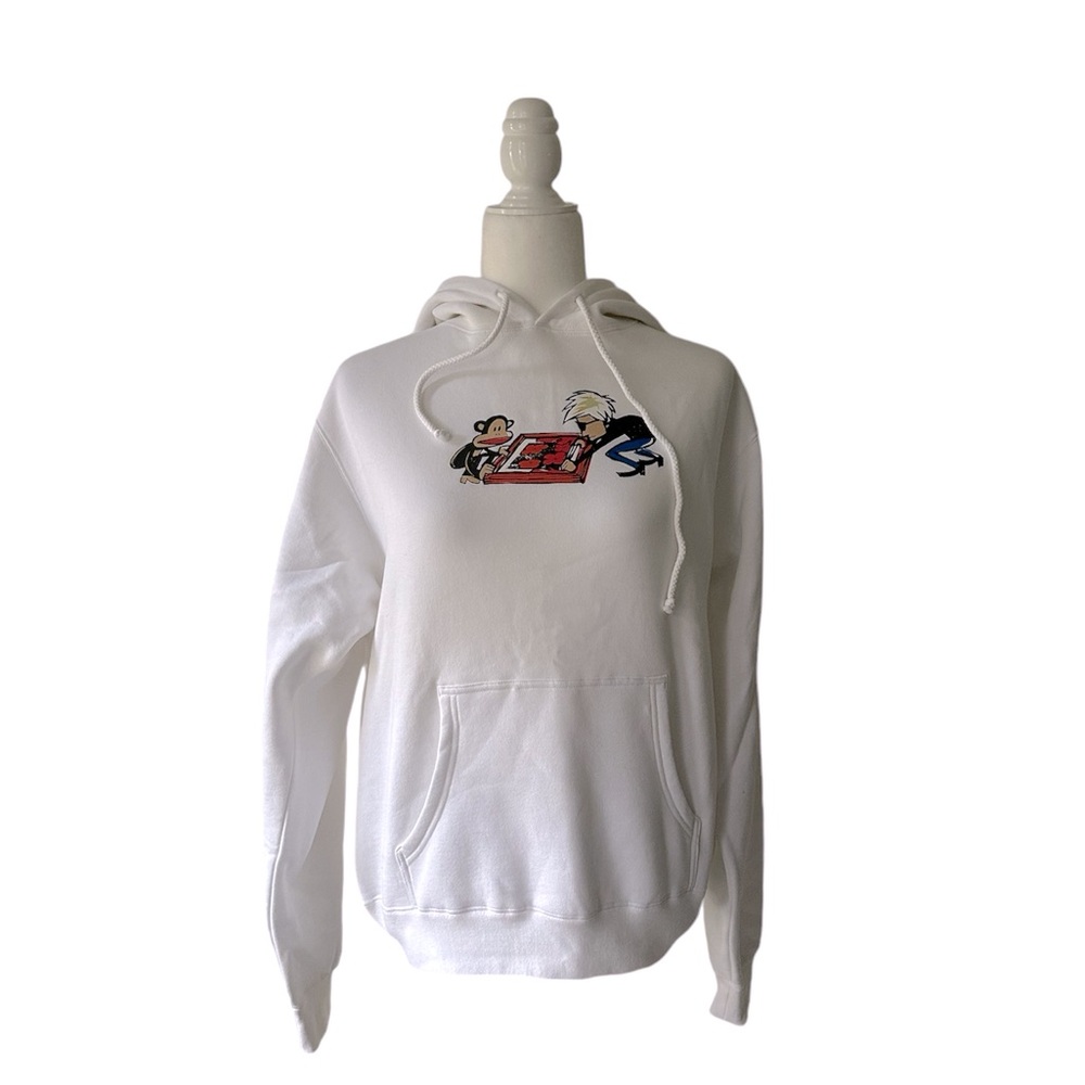 Paul Frank for Andy Warhol White Hoodie NWOT Size XL